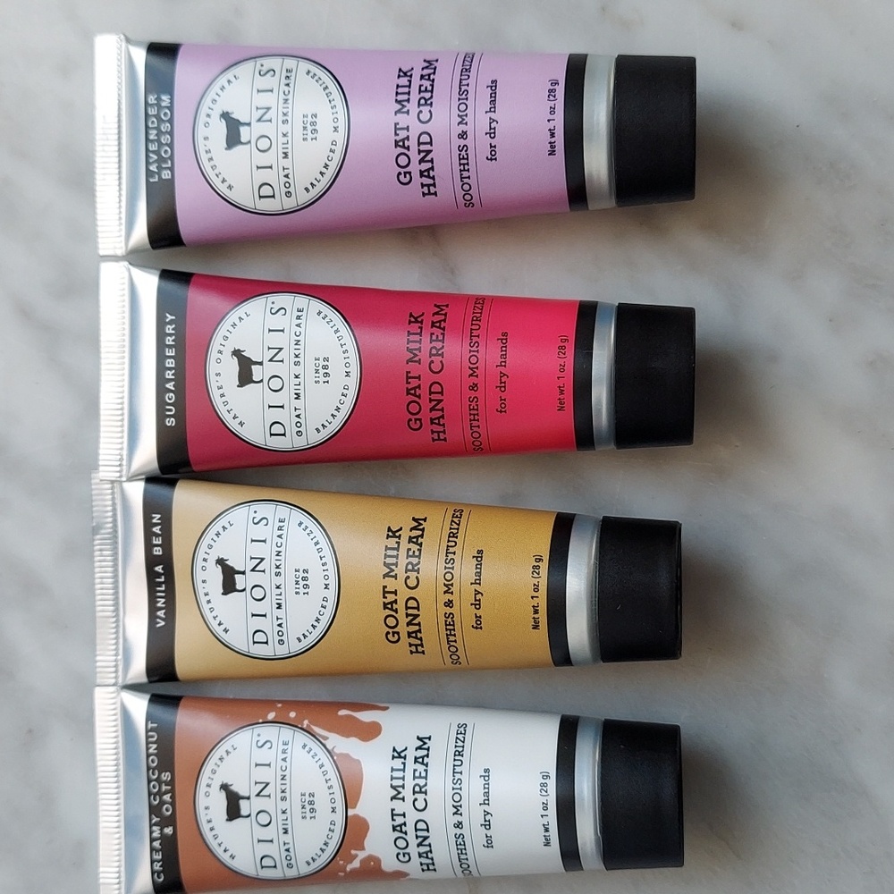 Dionis Goat Milk Hand Cream Set of 4